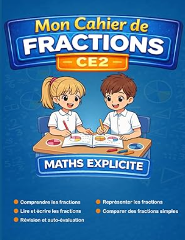 Mon Cahier de Fractions CE2 cover