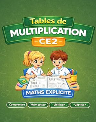 Tables de Multiplication CE2 cover